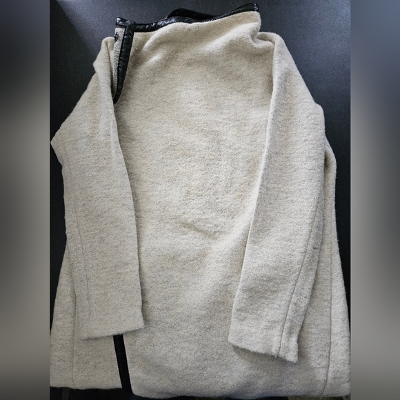 NWT - Cardigan with Draped Front - Coster Copenhagen - Off White - Size L - Picture 4 of 16